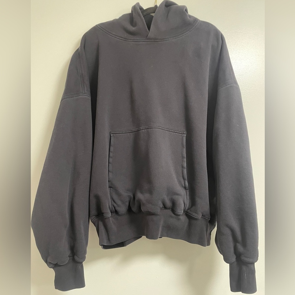 YZY X GAP Black Double Layer Hoodie